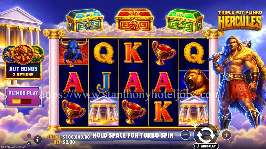 Triple Pot Plinko – Hercules: Permainan Bertema Mitologi Yunani dengan Sentuhan Plinko