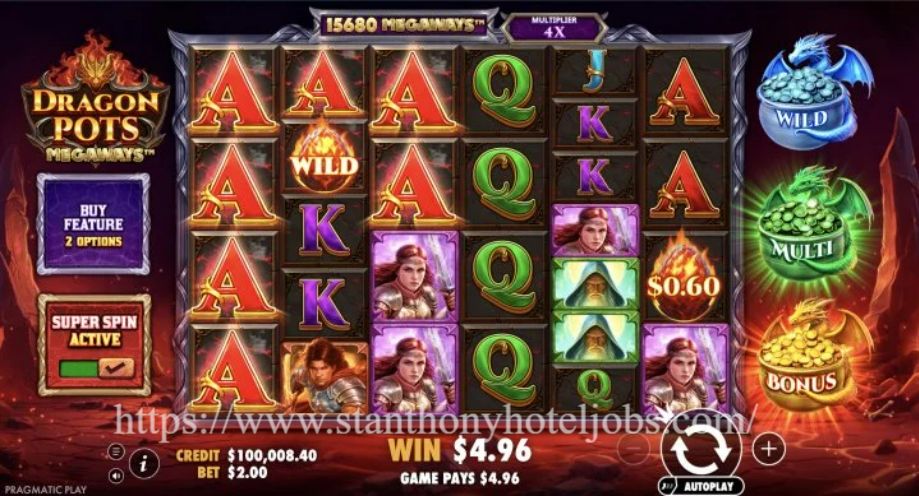 Dragon Pots Megaways: Slot Bertema Naga Oriental dengan Mekanisme Megaways