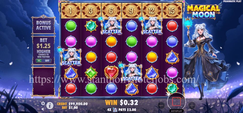 Magical Moon: Slot Fantasi Bulan Ajaib dengan Cahaya Magis