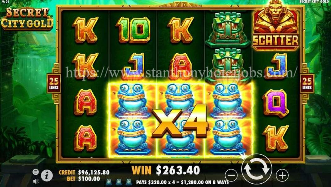 Secret City Gold: Slot Petualangan Kota Tersembunyi dengan Harta Karun Misterius