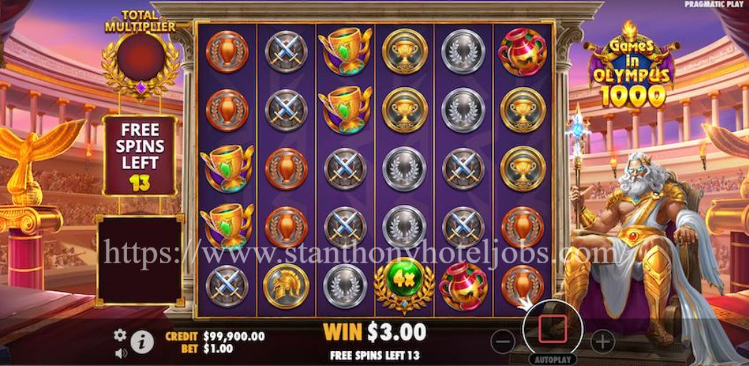 Games in Olympus 1000: Slot Mitologi dengan Kekuatan Para Dewa Olympus