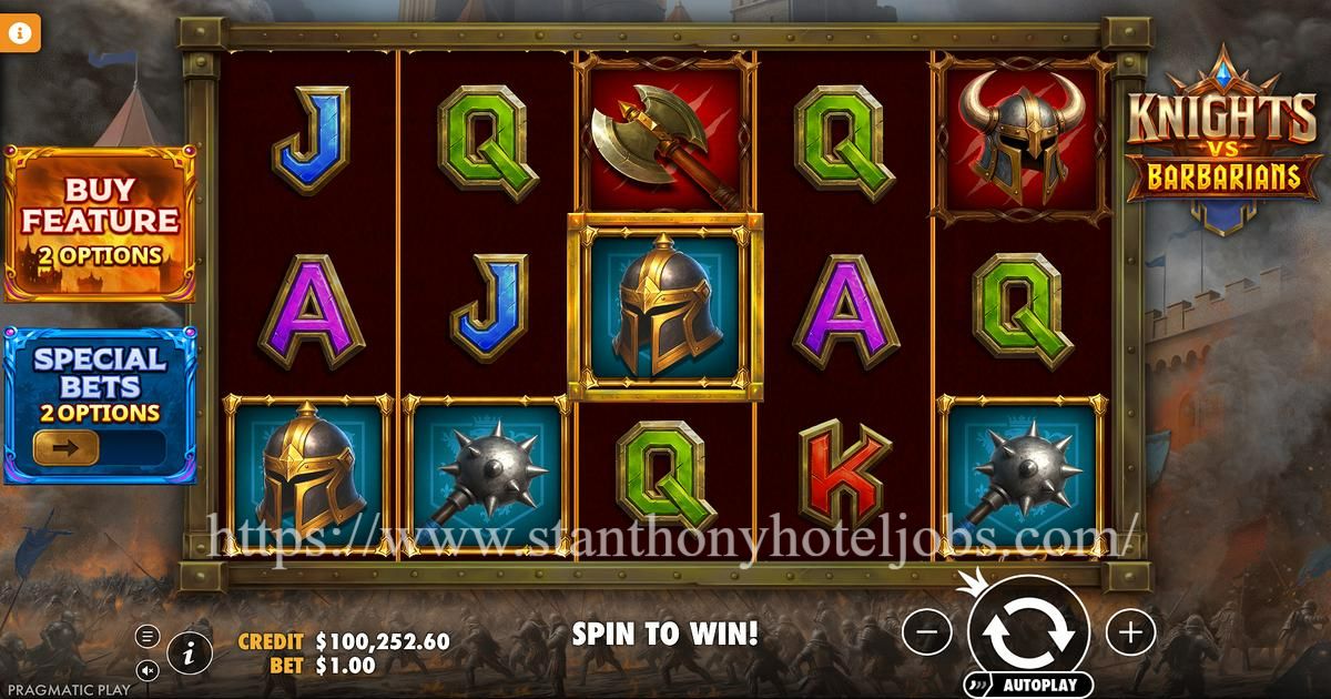 Knights vs Barbarians: Slot Pertempuran Epik Dua Kekuatan